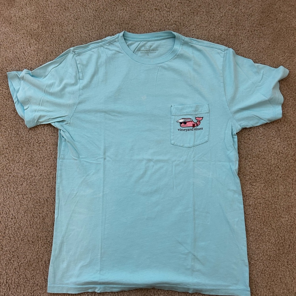 Vineyard Vines Blue Short Sleeve Tee Casual Comfort